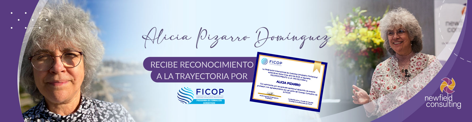 Reconocimiento a Alicia Pizarro